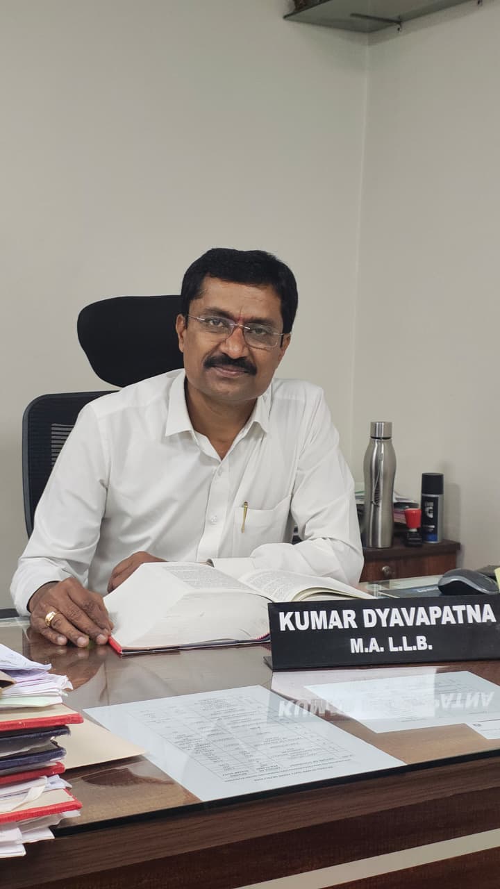 Advocate Kumar Dyavapatna M.A., L.L.B.